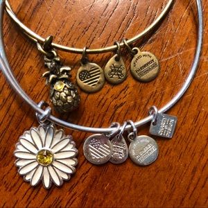 2 Alex and Ani Bracelets